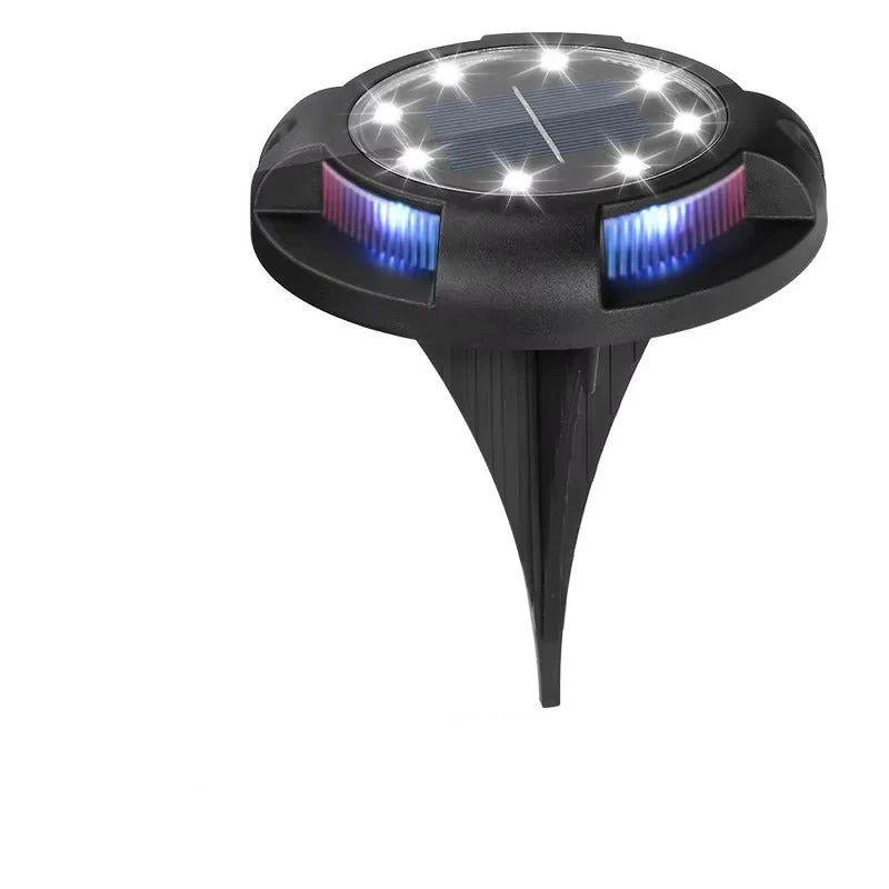 Outdoor Solar LED Ground Lights with Disk Style Design - Image 4