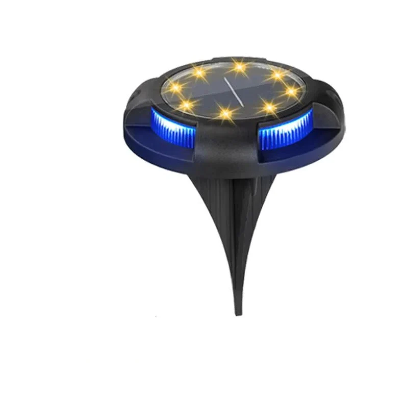 Outdoor Solar LED Ground Lights with Disk Style Design - Image 5