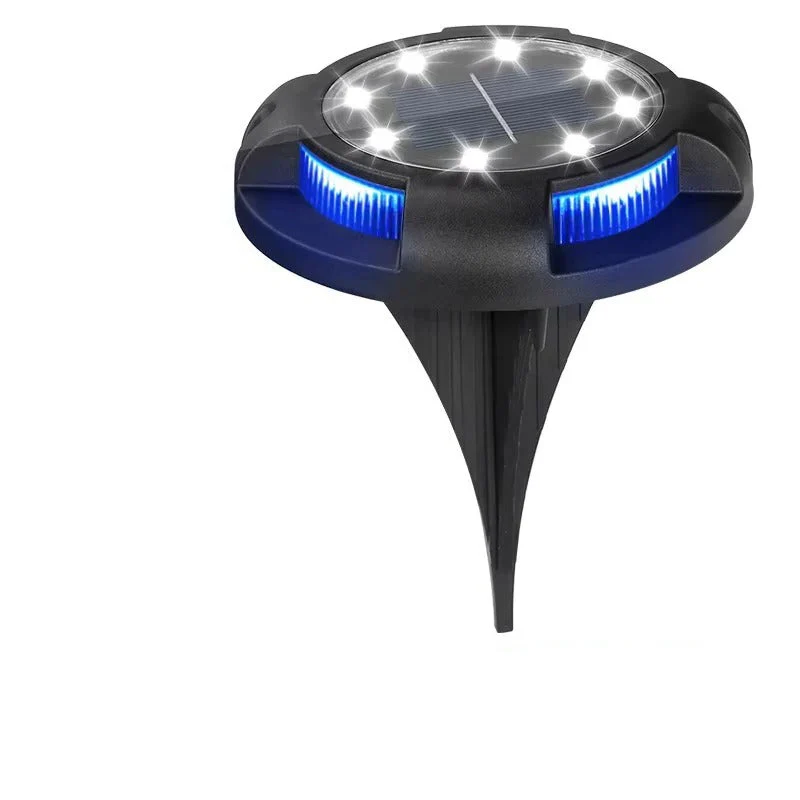 Outdoor Solar LED Ground Lights with Disk Style Design - Image 6