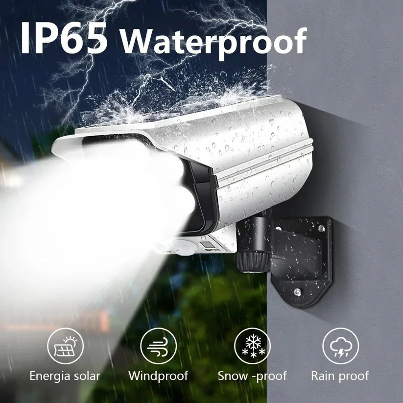 Solar Outdoor Floodlight with 77 LED Motion Sensor and 3 Lighting Modes - Image 5