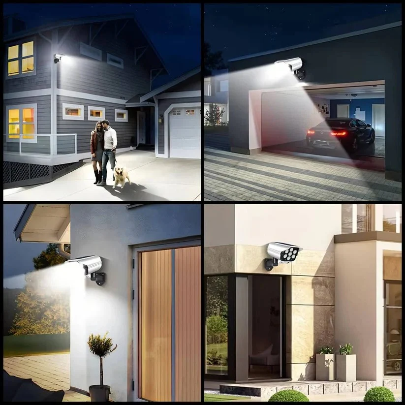 Solar Outdoor Floodlight with 77 LED Motion Sensor and 3 Lighting Modes - Image 7