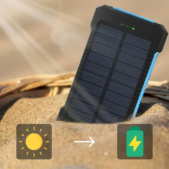 Solar Power Bank Charger with Waterproof Design - Image 13