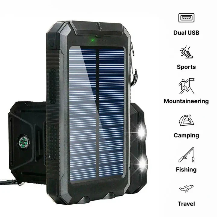Solar Power Bank Charger with Waterproof Design - Image 14