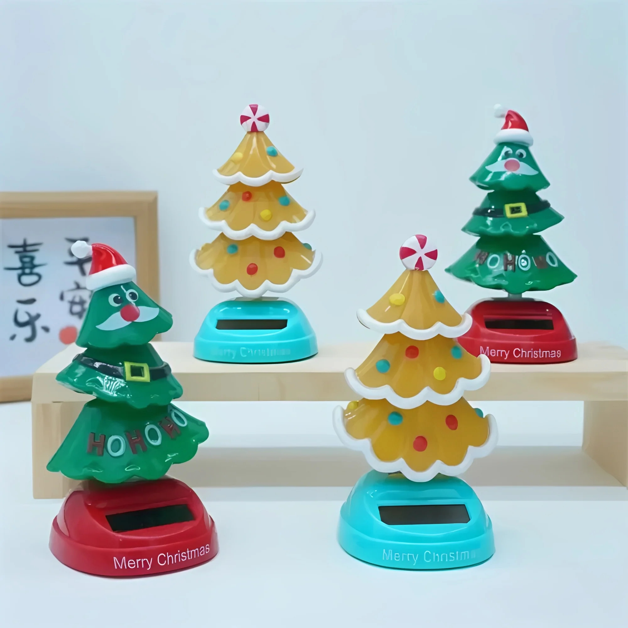 Solar Powered Dashboard Bobble Ornament for Car Interior Decor - Image 11