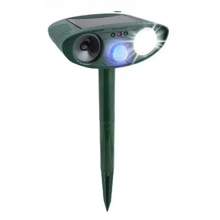 Solar Powered Ultrasonic Chipmunk Repeller
