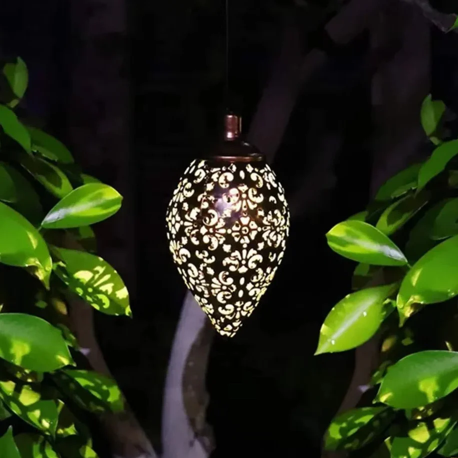 Solar Powered Water Drop Light for Garden Decoration and Environment - Image 3