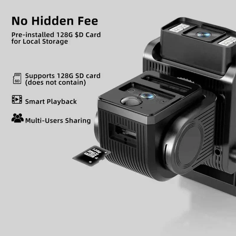 Solar Powered Wireless Security Camera with Auto Tracking, Dual Lens and Two Way Audio - Image 4