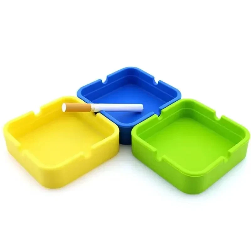 Square Silicone Ashtray with Portable Case - Image 11