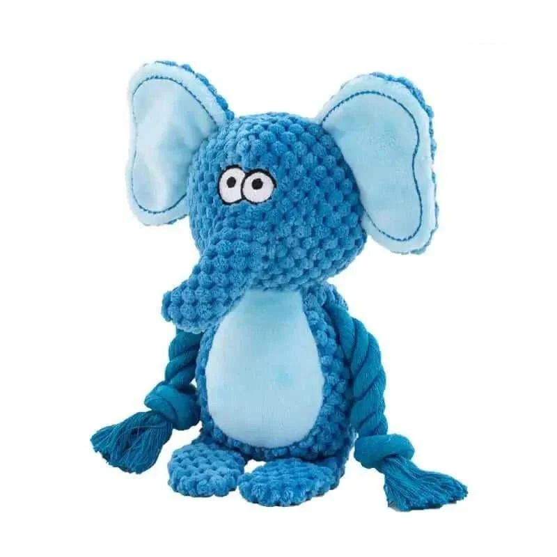 Squeaky Plush Dog Toy with Crinkle and Chew Features - Image 10