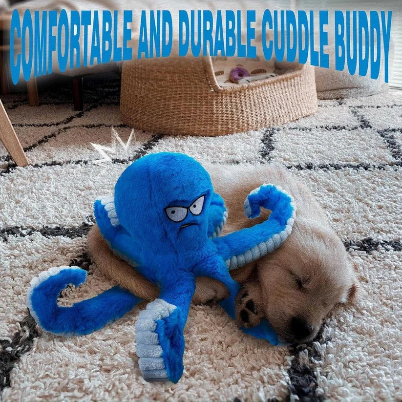 Squeaky Plush Dog Toy with Crinkle and Chew Features - Image 18