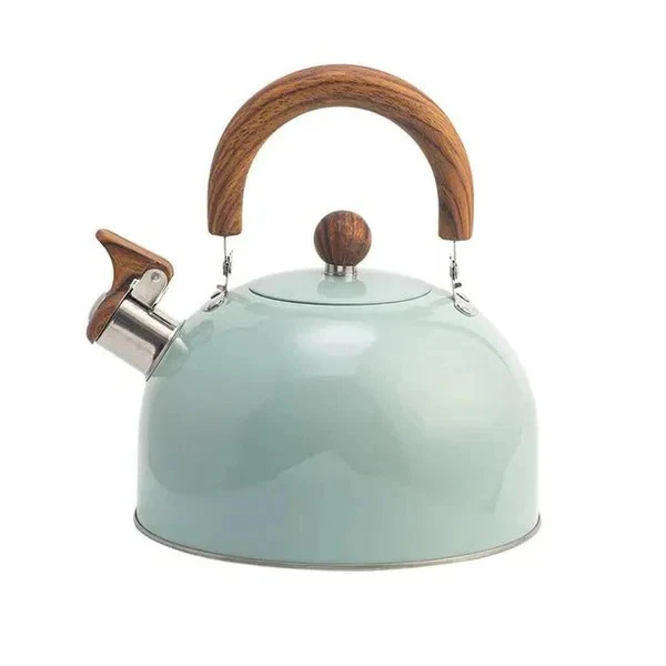 Stainless Steel Whistling Stovetop Kettle with Insulated Handle - Image 4