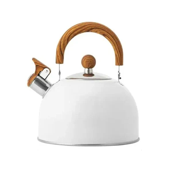 Stainless Steel Whistling Stovetop Kettle with Insulated Handle - Image 5