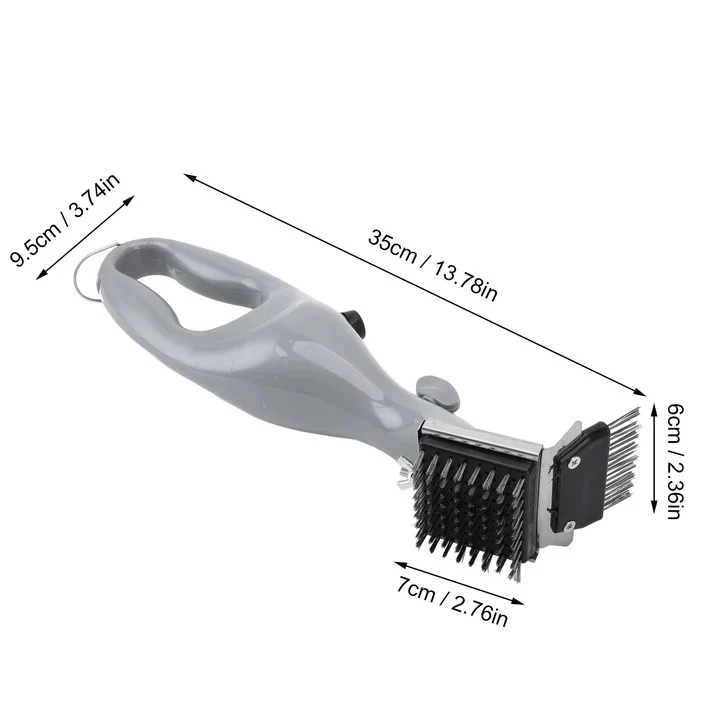 Steam Cleaning Brush for Barbecue Grills with Stainless Bristles - Image 2