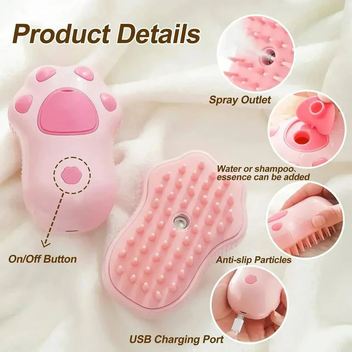 Steam Pet Grooming Brush for Dogs - Image 9
