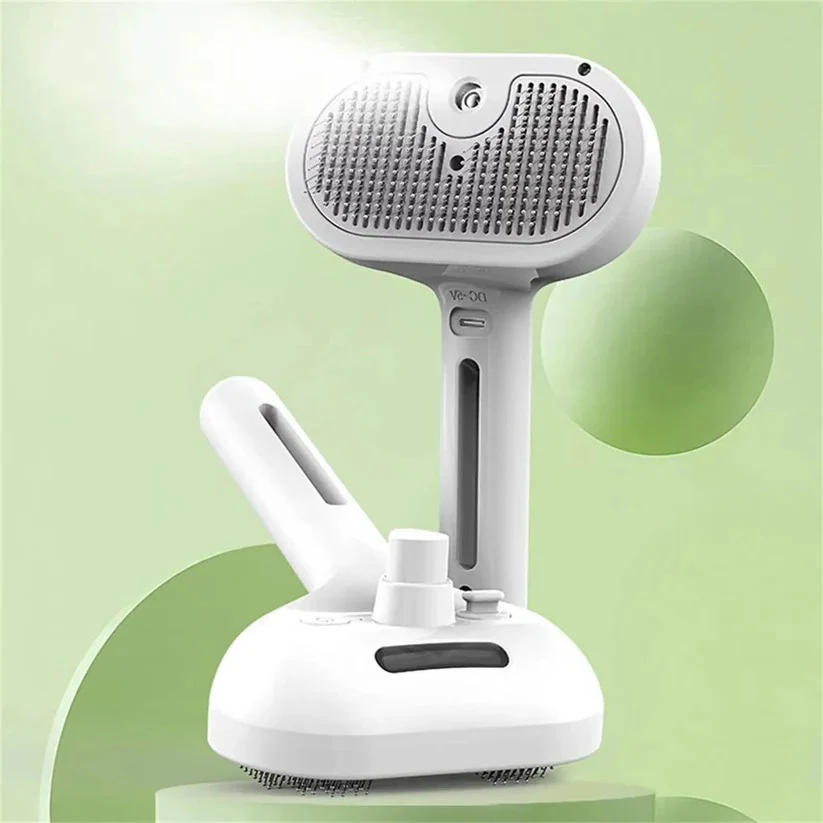 Steam Pet Grooming Brush with Self Cleaning Function for Dogs and Cats - Image 9