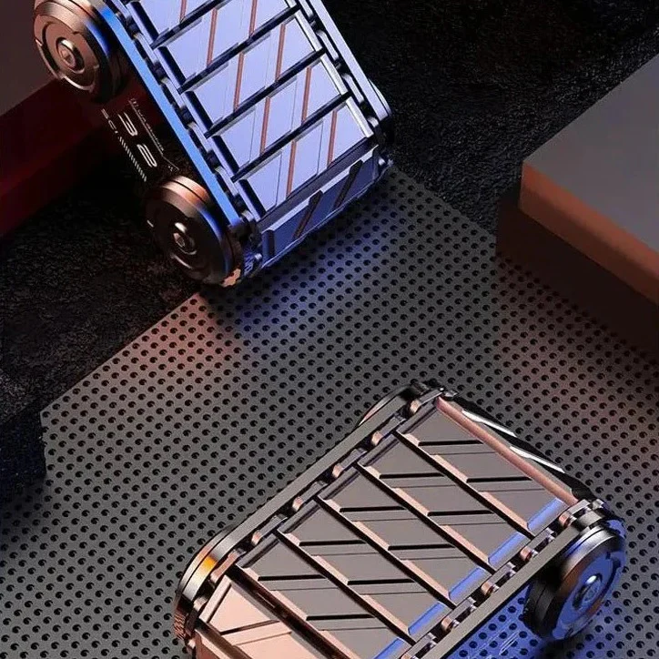 Steel Fidget Spinner with Kinetic Gear Mechanism - Image 2