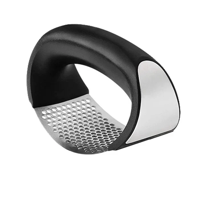 Stainless Steel Garlic Press Rocker for Kitchen Use - Image 2