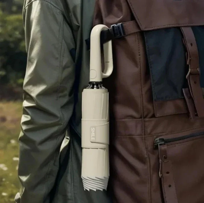 Stormproof Wind-Resistant Umbrella with Reflective Trim - Image 3