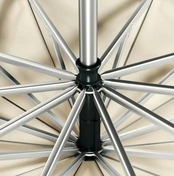 Stormproof Wind-Resistant Umbrella with Reflective Trim - Image 4