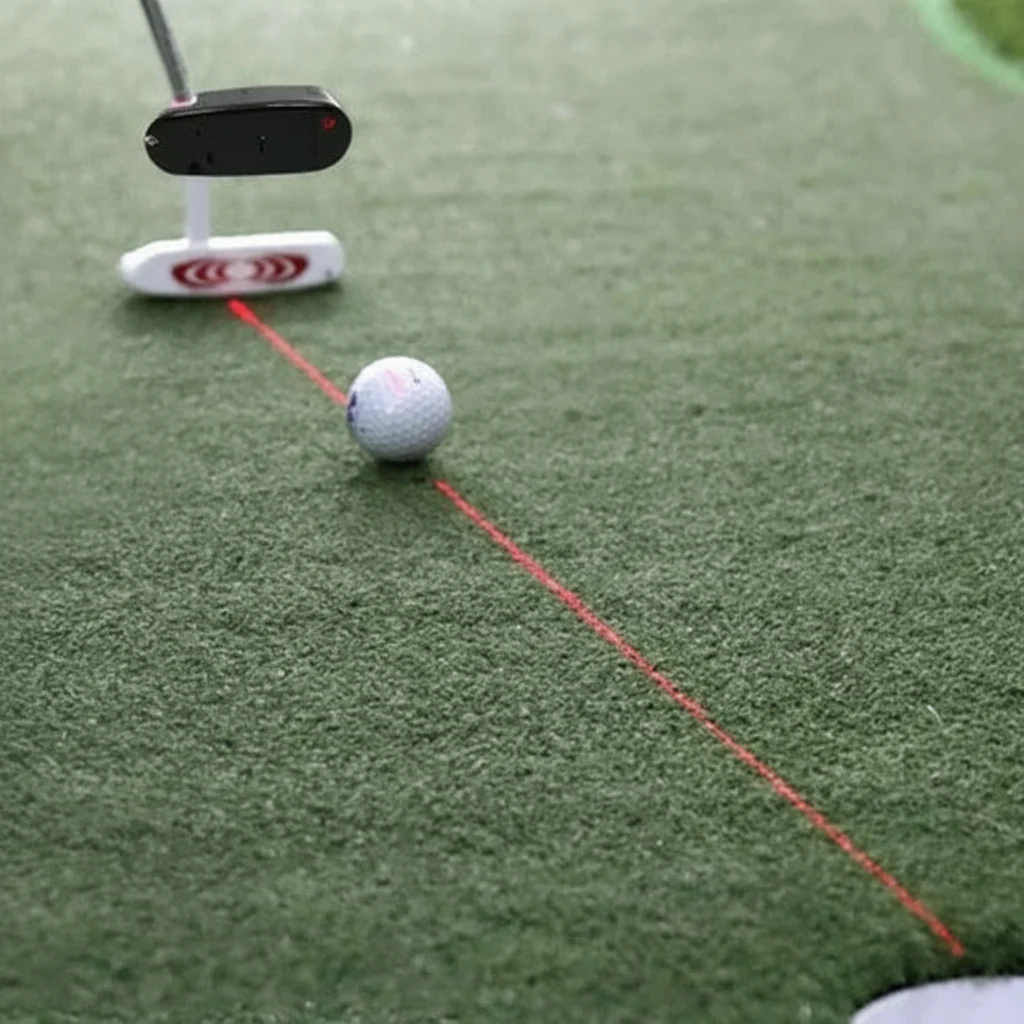 Shaft Mounted Laser Putting Guide for Golf Practice - Image 2