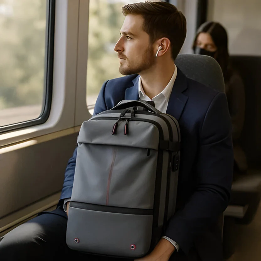 Structured Rucksack with Internal Compression System - Image 11