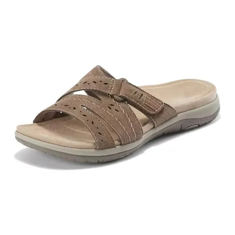 Women’s Summer Walking Sandals with Adjustable Hook and Loop Strap - Image 5