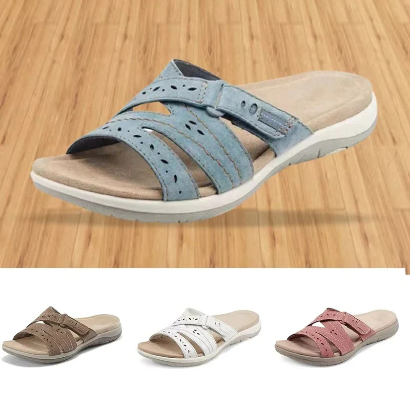 Women’s Summer Walking Sandals with Adjustable Hook and Loop Strap - Image 6