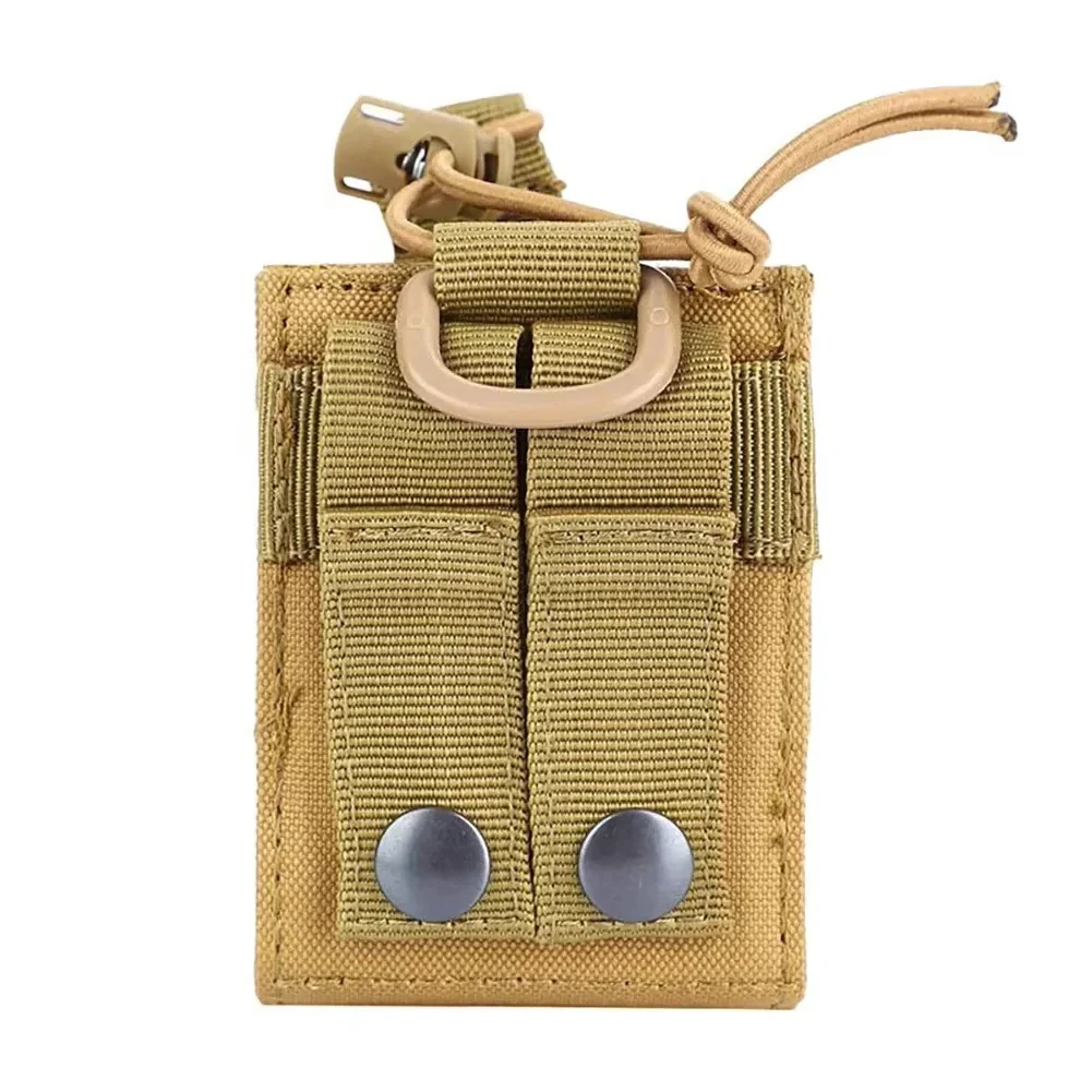 Durable 600D MOLLE Radio Holder Tactical Waist Carry Walkie Talkie Pouch - Image 10