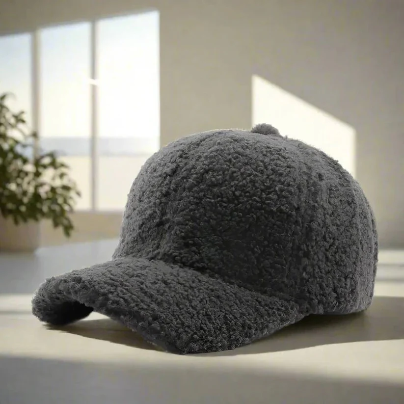 Teddy Fabric Adjustable Hat for Fall and Winter Casual Wear - Image 14