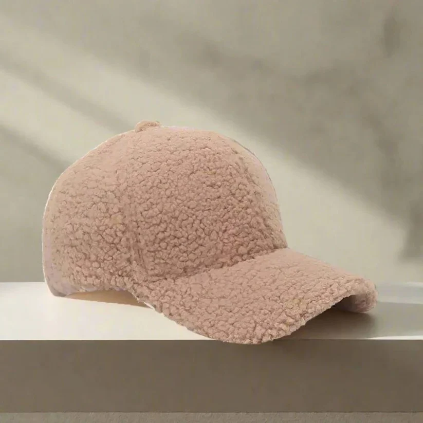 Teddy Fabric Adjustable Hat for Fall and Winter Casual Wear - Image 15