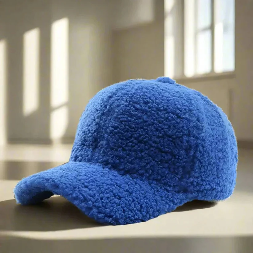 Teddy Fabric Adjustable Hat for Fall and Winter Casual Wear - Image 7