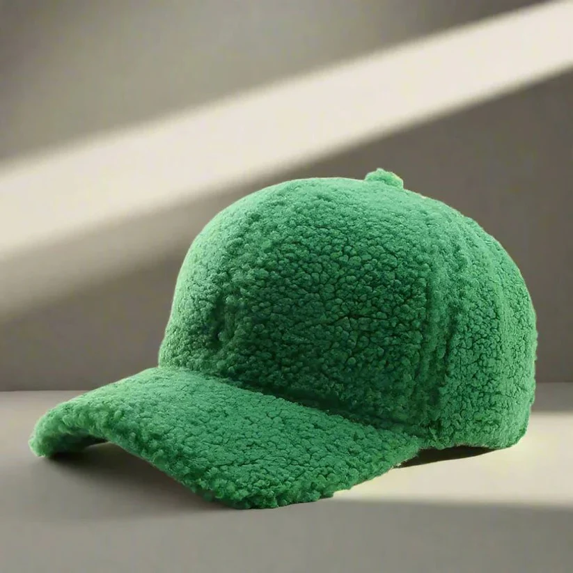 Teddy Fabric Adjustable Hat for Fall and Winter Casual Wear - Image 9