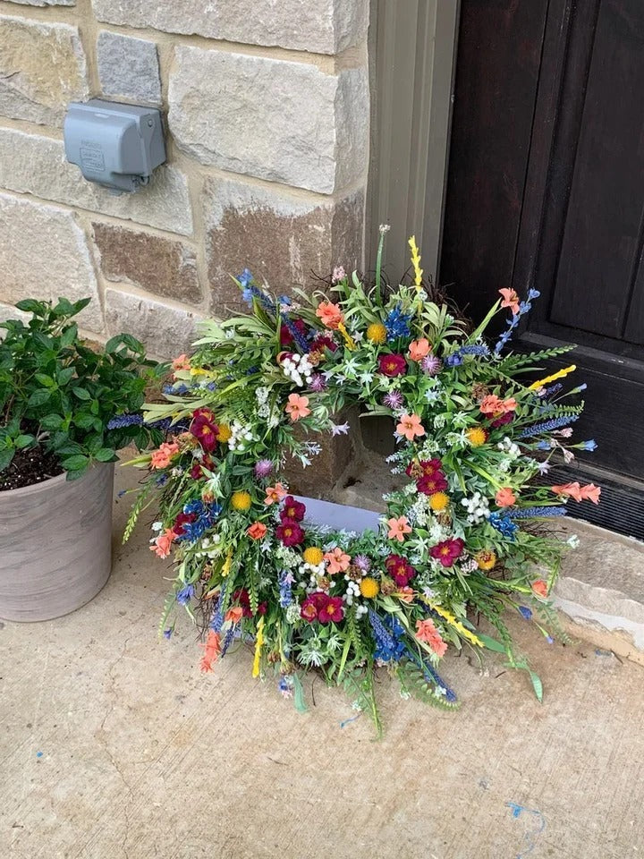 Texas Wildflower Wreath - Image 2