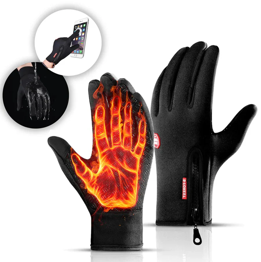 Thermal Gloves, Unisex Touch Screen Winter Gloves - Image 2