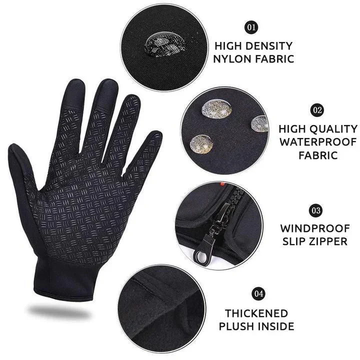 Thermal Gloves, Unisex Touch Screen Winter Gloves - Image 4