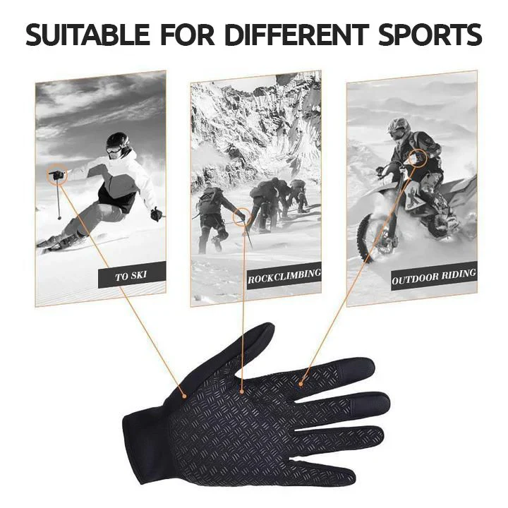 Thermal Gloves, Unisex Touch Screen Winter Gloves - Image 5