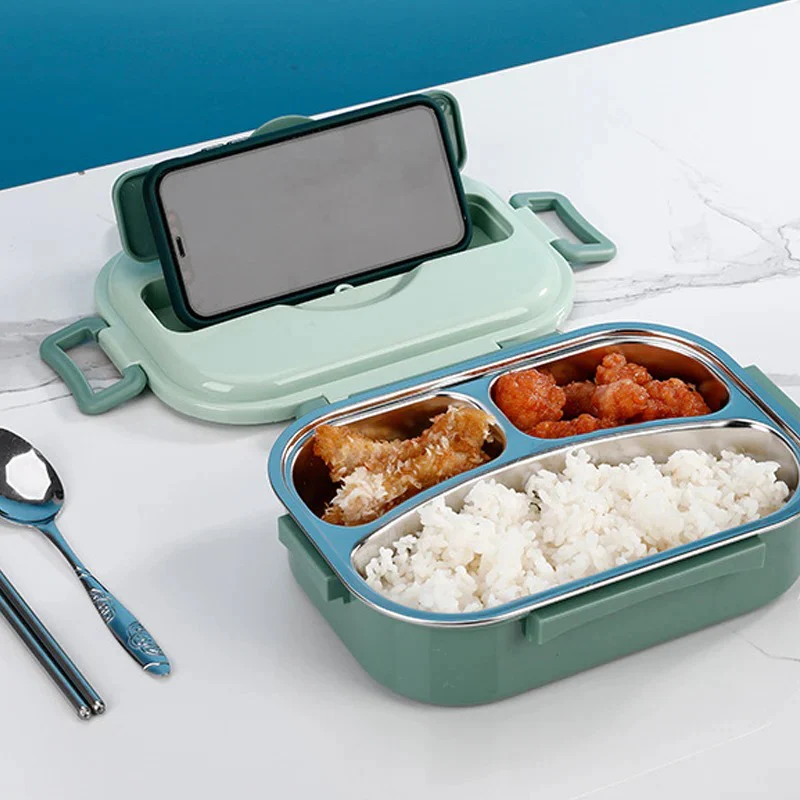 Thermal Lunch Box with 4 Compartments, Stainless Steel - Image 11