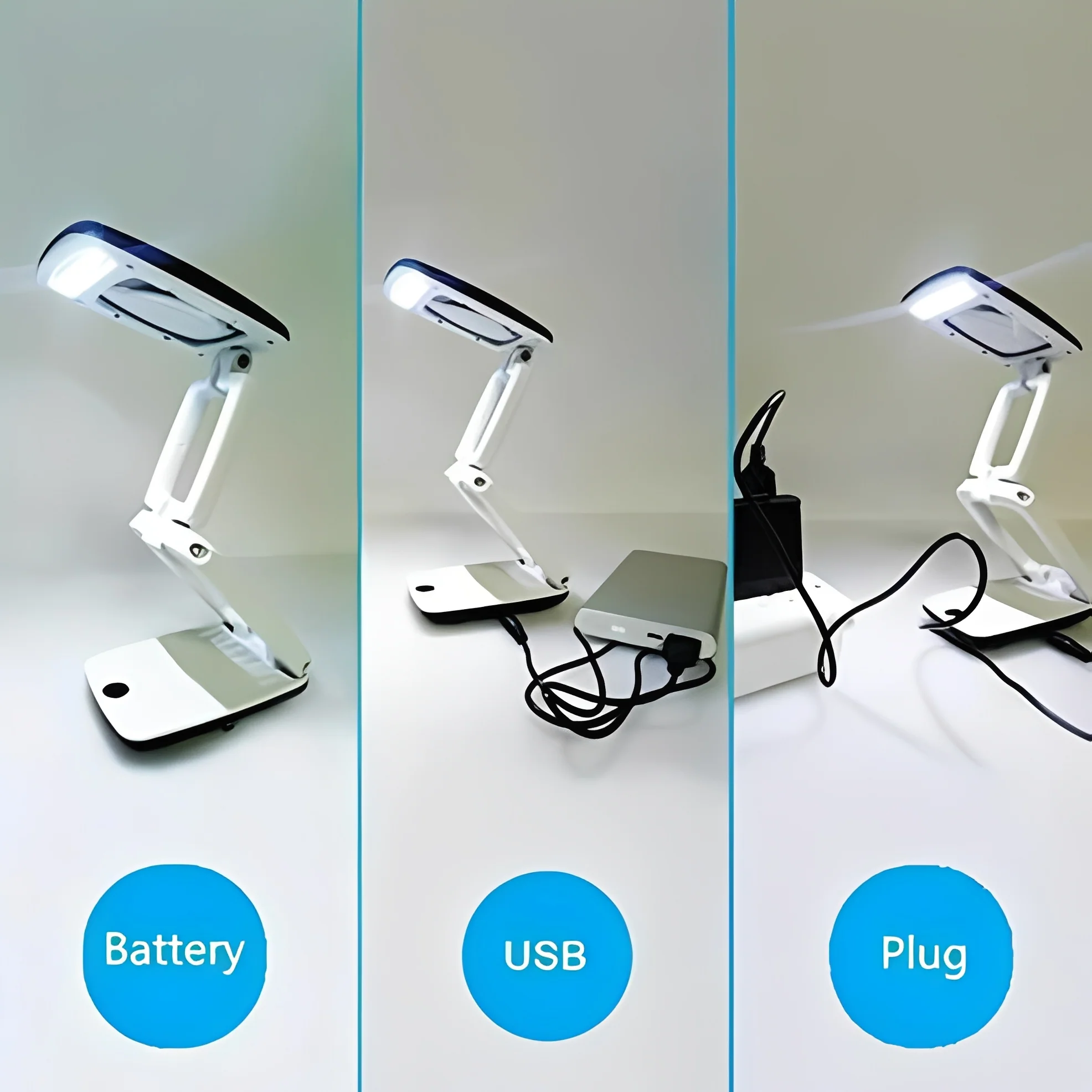 Adjustable Floor Magnifier with Large Viewing Lens and LEDs - Image 4