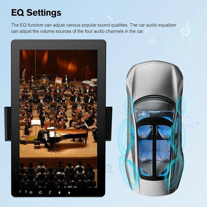 Touchscreen Car Stereo with Rotating Display, Bluetooth and Backup Camera Support - Image 4