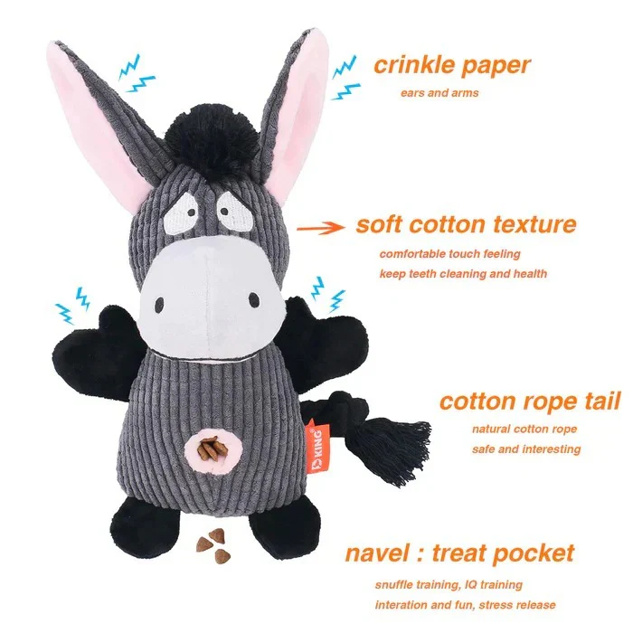 Durable Stitch Plush Dog Toy for Tug and Fetch - Image 15