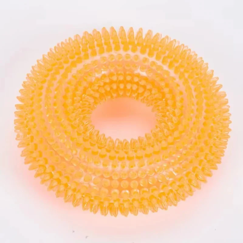 Rubber Dog Chew Ring Toy with Built In Squeaker - Image 5