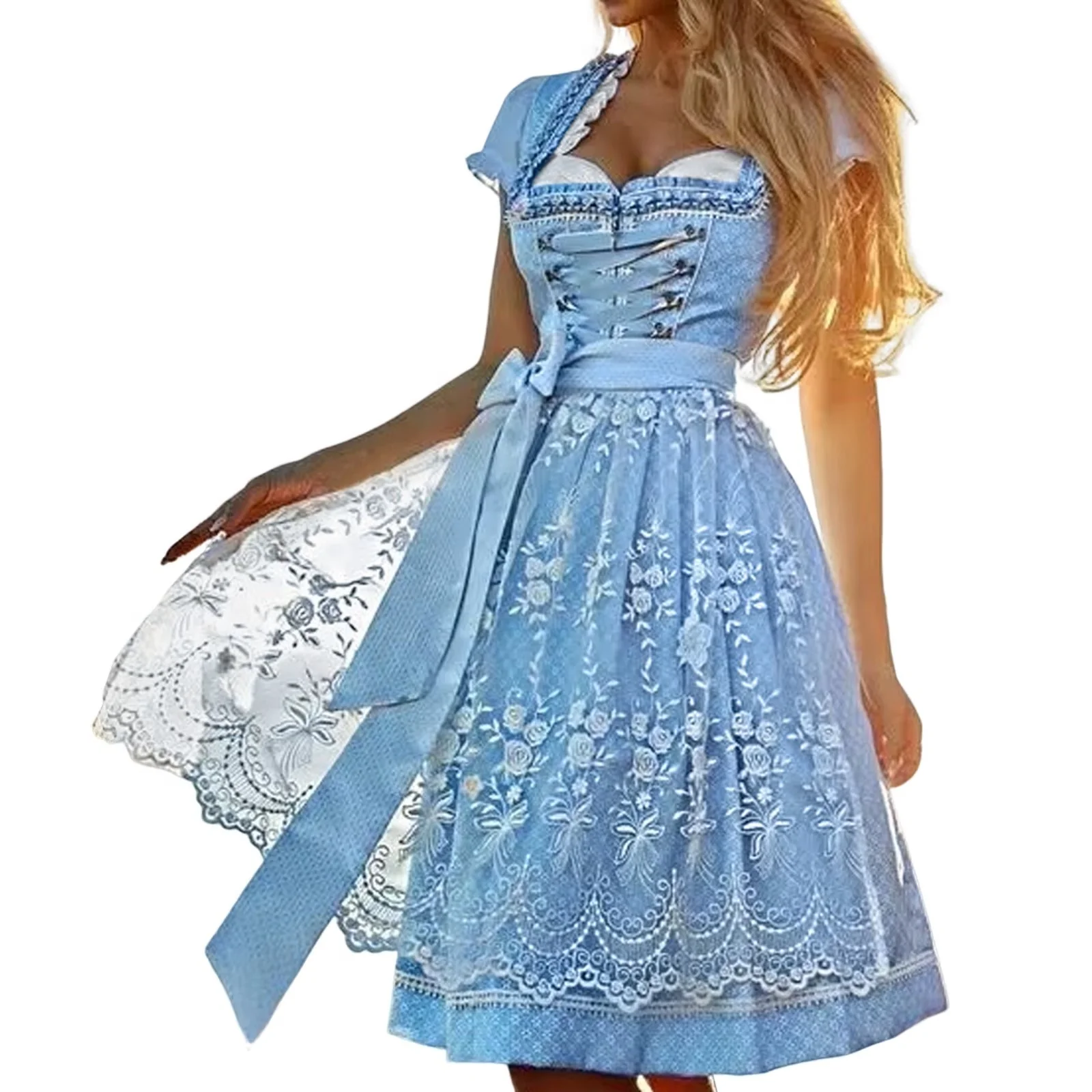 Traditional Bavarian Oktoberfest Dress for Women
