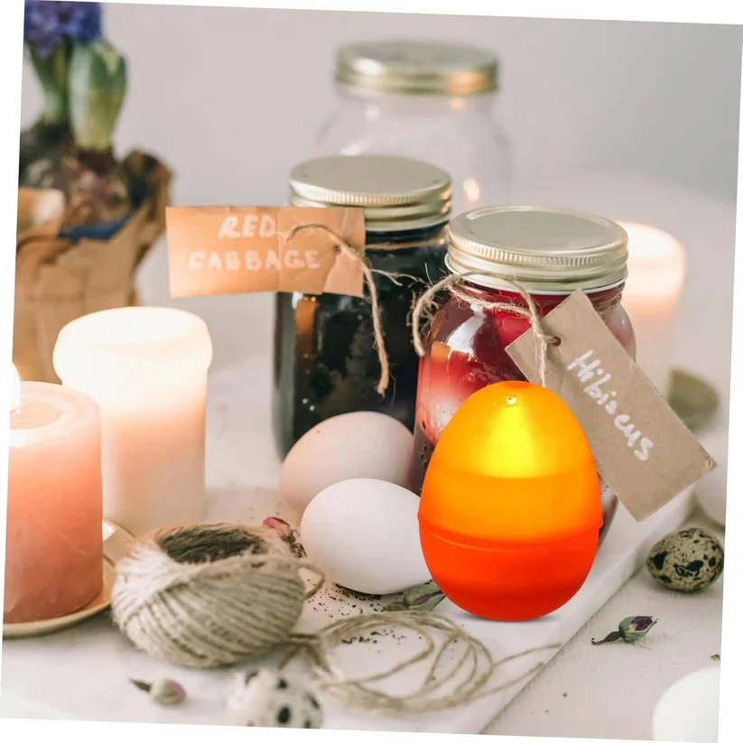 Fillable Glow Easter Eggs with Clear Shell for Hunts and Basket Decor - Image 3