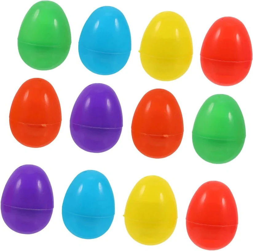 Fillable Glow Easter Eggs with Clear Shell for Hunts and Basket Decor - Image 6
