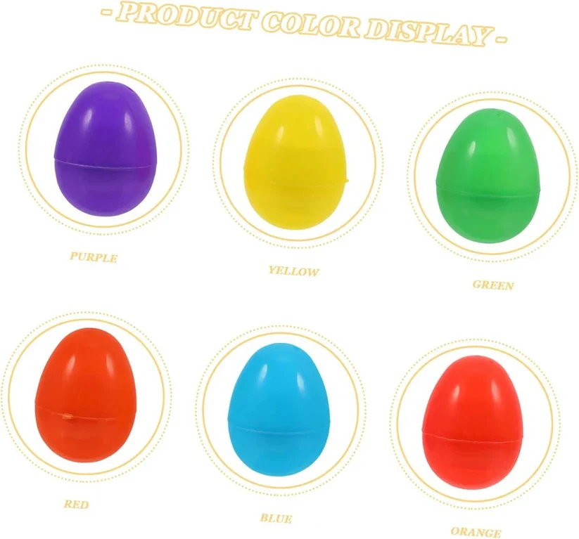 Fillable Glow Easter Eggs with Clear Shell for Hunts and Basket Decor - Image 7