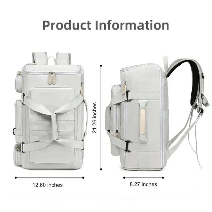 Travel Backpack with Laptop Pocket and Multi Compartment Design - Image 11