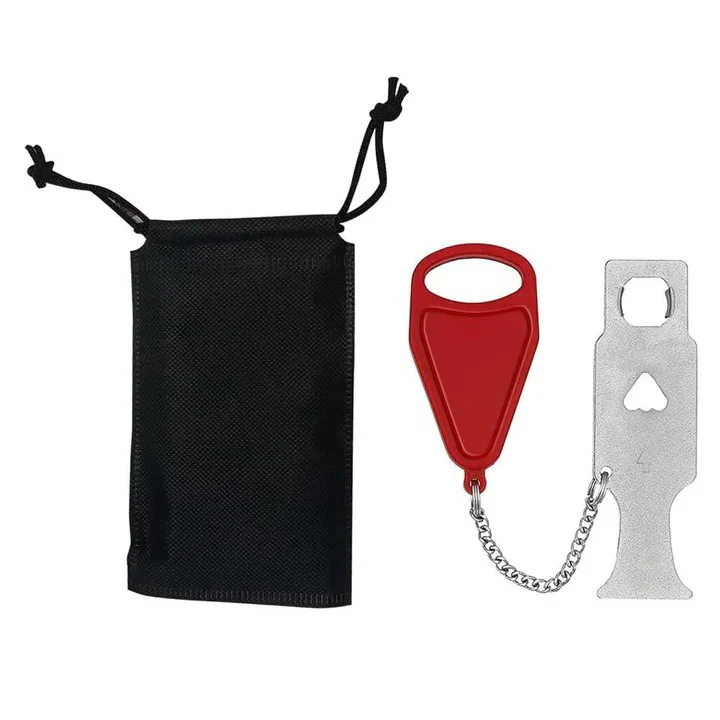 Travel Door Lock with Reinforced Security Bar - Image 4