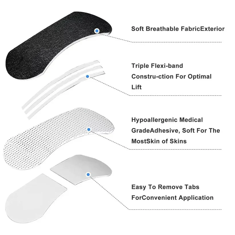 Triple Layer Nasal Strips for Nighttime Breathing Support - Image 4