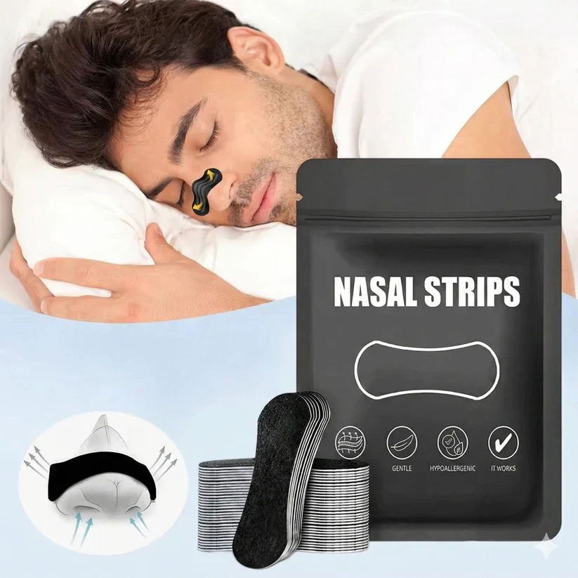 Triple Layer Nasal Strips for Nighttime Breathing Support - Image 7
