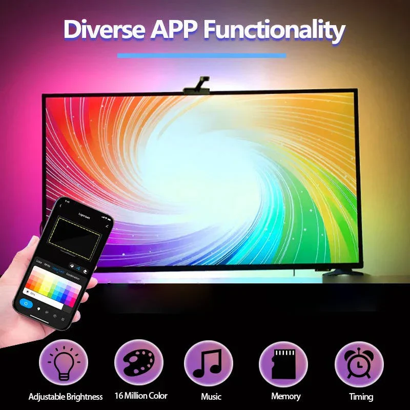 TV Backlight Led Strip with Remote Control - Image 9